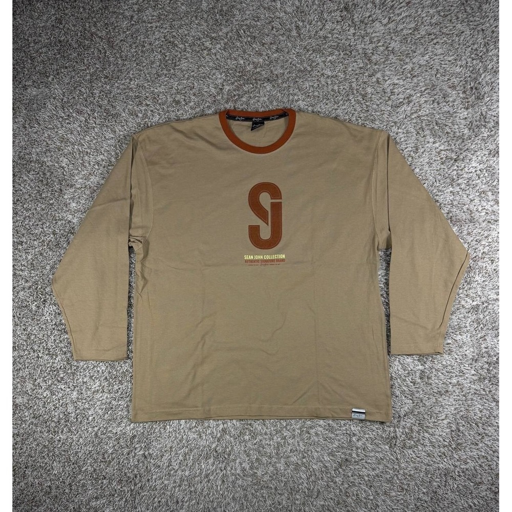 Vintage Y2K Sean John SJ Logo Long Sleeve XXL Hip Hop Skate Streetwear